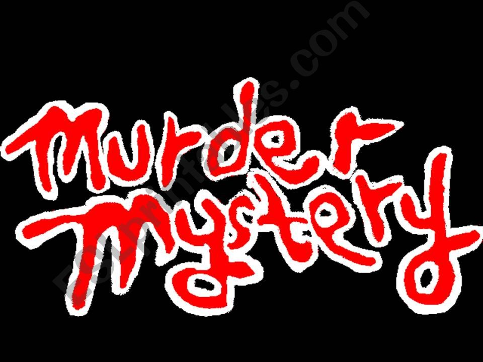 Past Continuous tense with A Murder Story