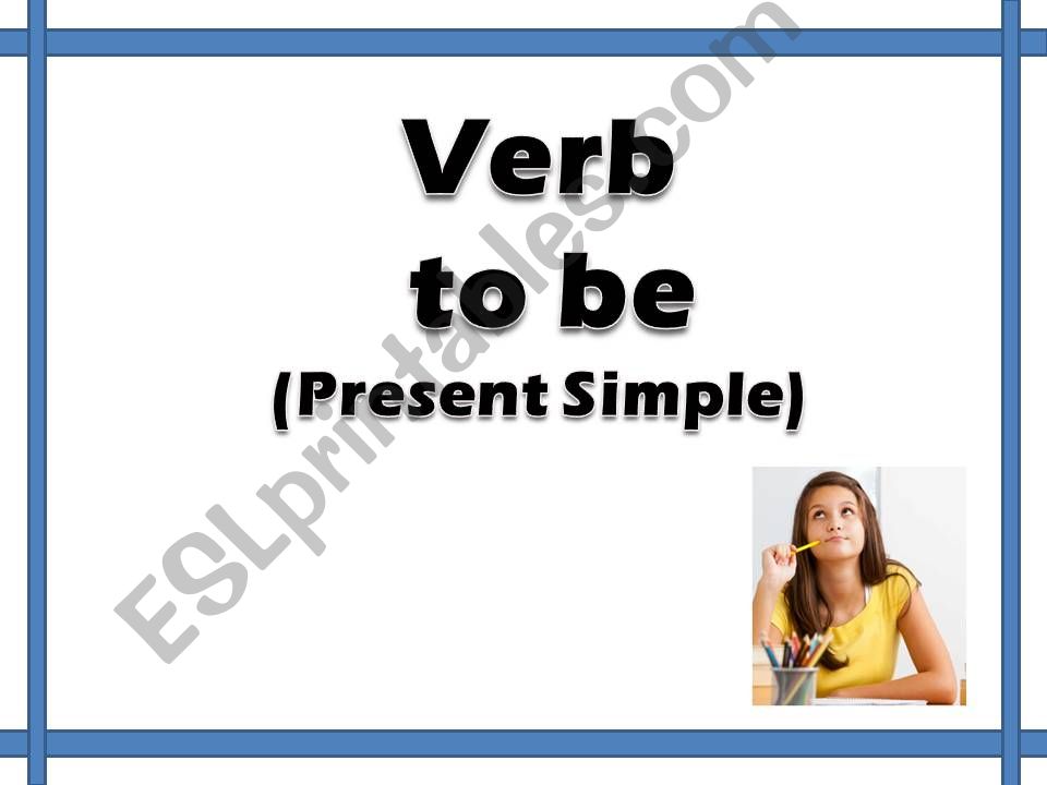 Verb TO BE - Present Simple powerpoint