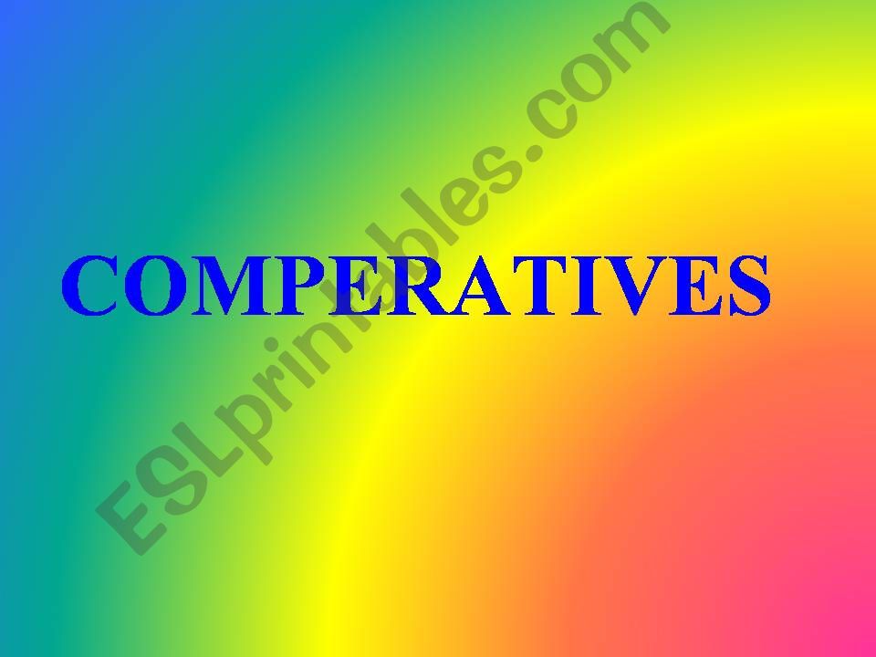 COMPERATIVE powerpoint