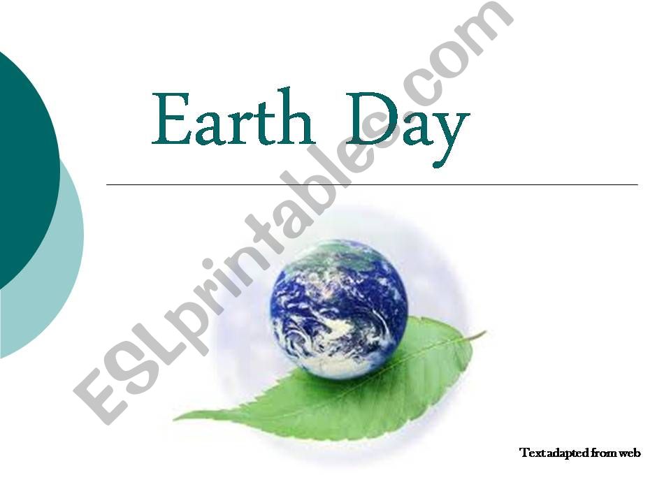Earth Day powerpoint