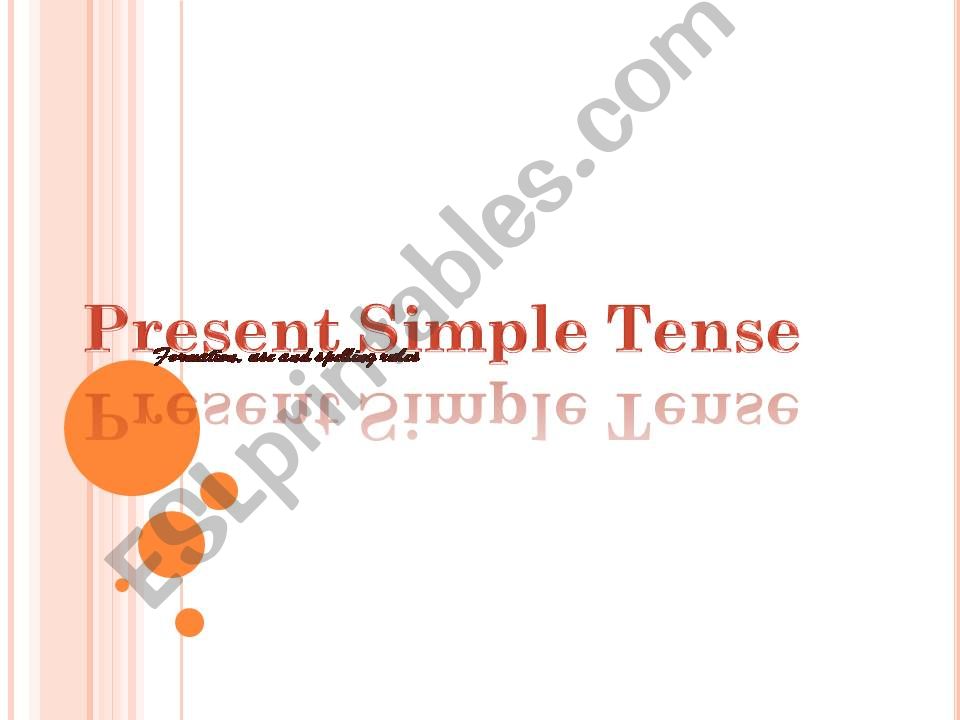 Present Simple Tense powerpoint