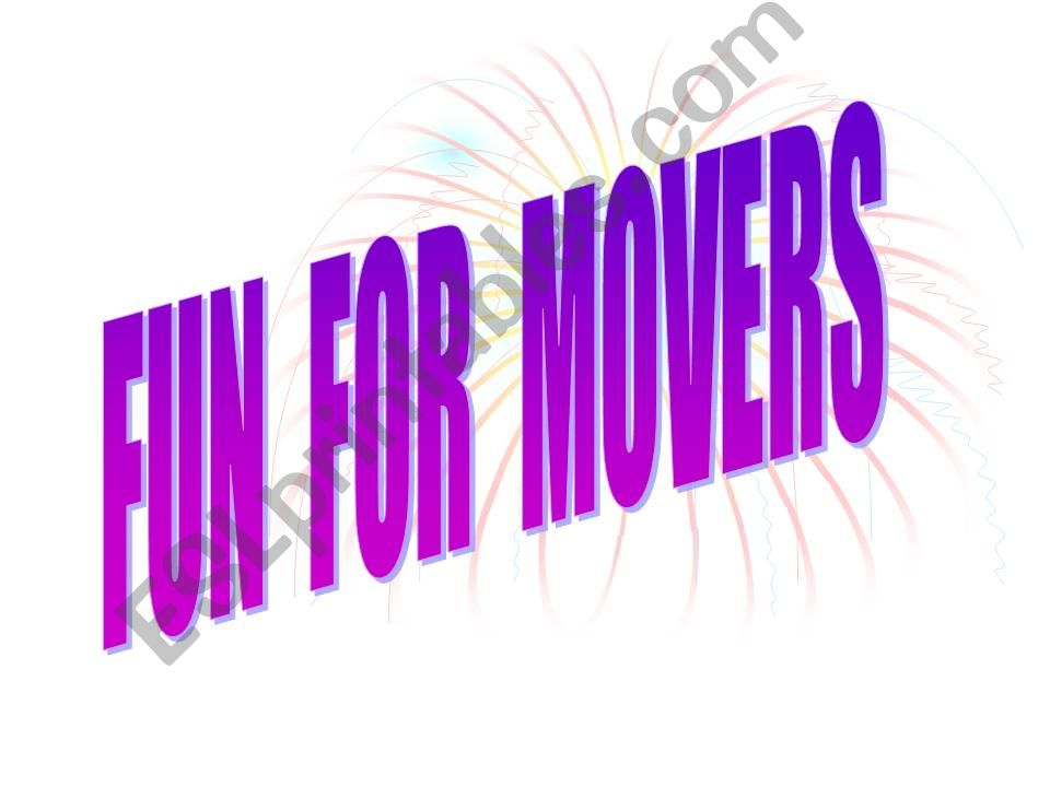 fun for movers powerpoint