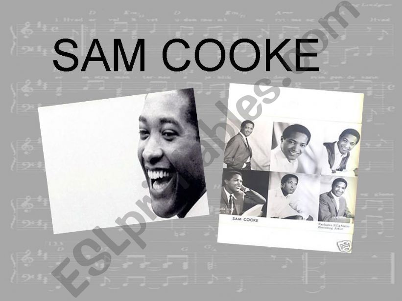 SAM COOKE powerpoint