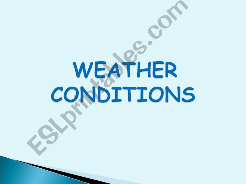 weather conditions powerpoint