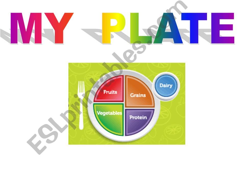 MY PLATE powerpoint