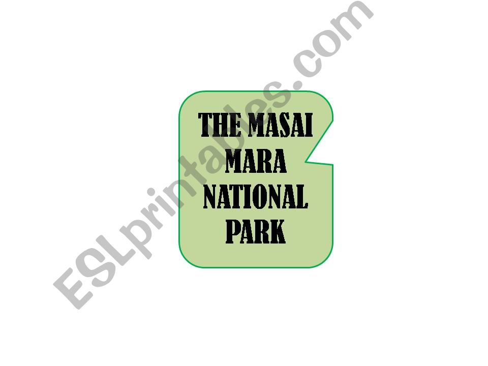 A National Park powerpoint