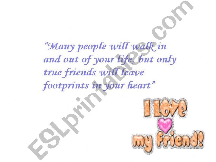 friendship powerpoint