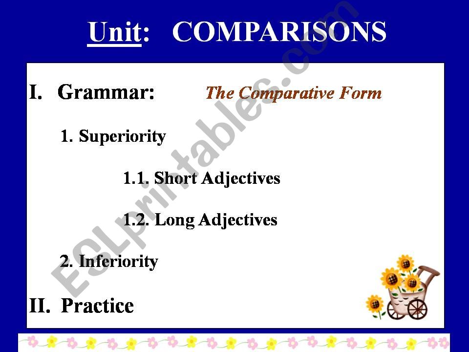comparatives powerpoint