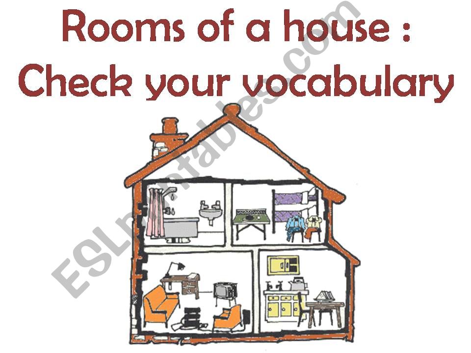 Rooms of a house powerpoint