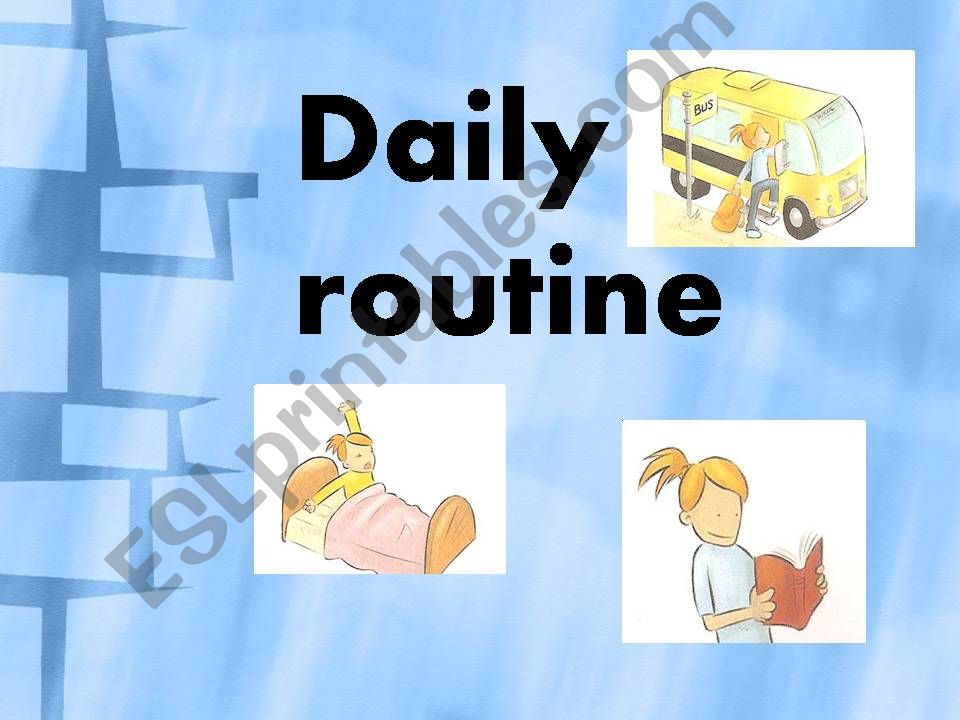 daily routine powerpoint