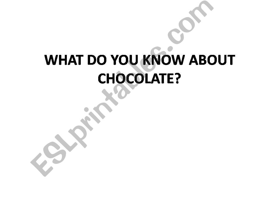 chocolate powerpoint