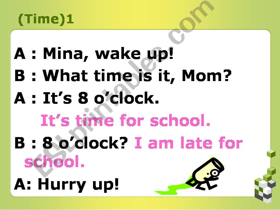 time conversation powerpoint