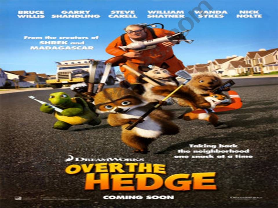 over the hedge movie power point