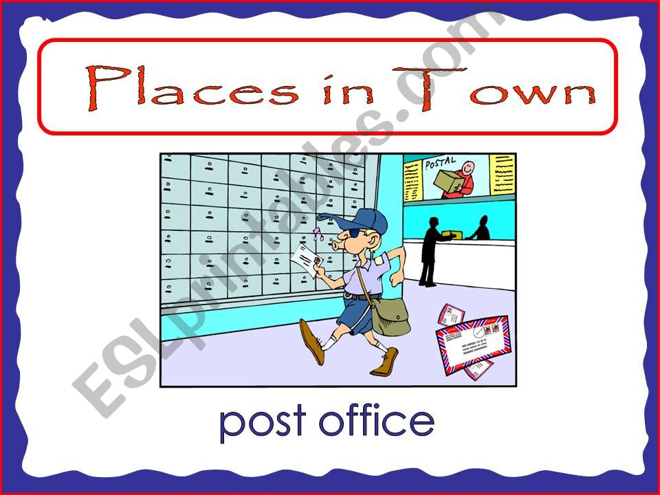 Places in Town (1) powerpoint