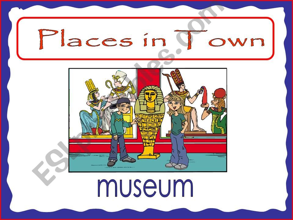 Places in Town (4) powerpoint