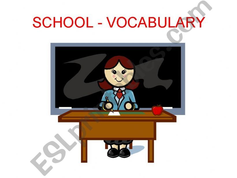 School - Basic Vocabulary - PART 1
