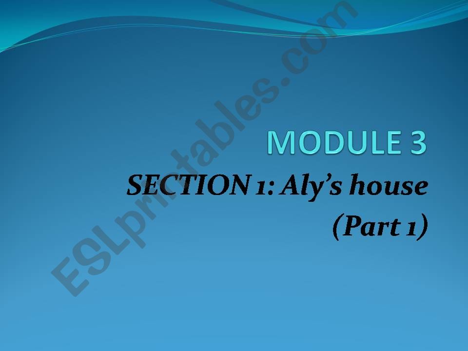 Alys house powerpoint