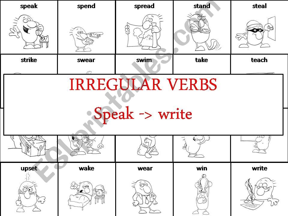 irregular verbs part 5 (final)