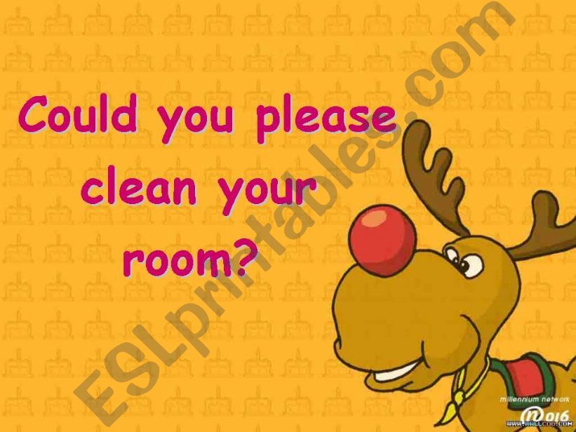 Could you please clean your room?