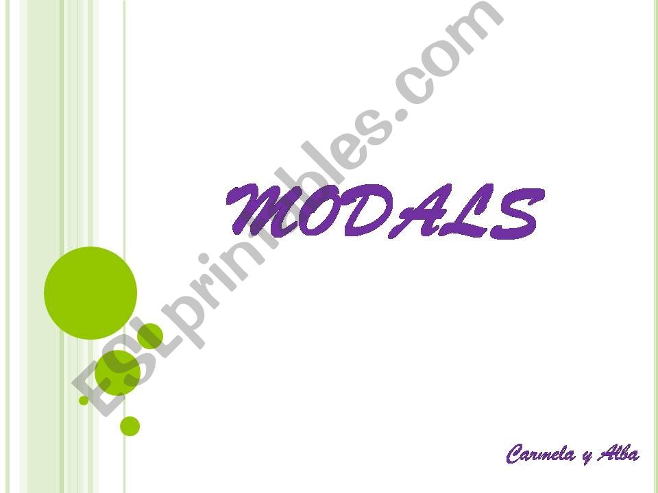 modals powerpoint