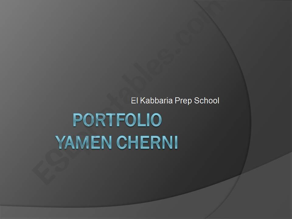 portfolio powerpoint