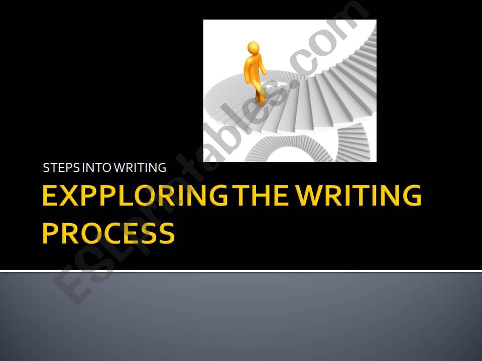 First steps to writing powerpoint