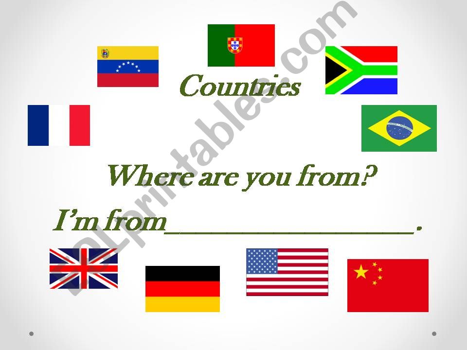 Countries powerpoint