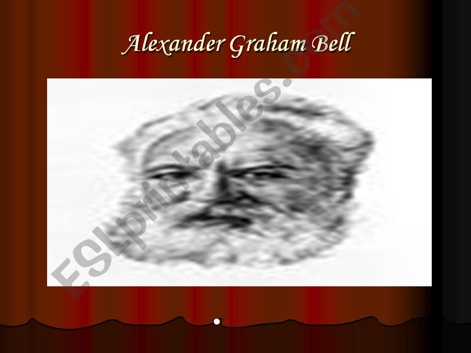  ALEXANDER Graham Bell powerpoint