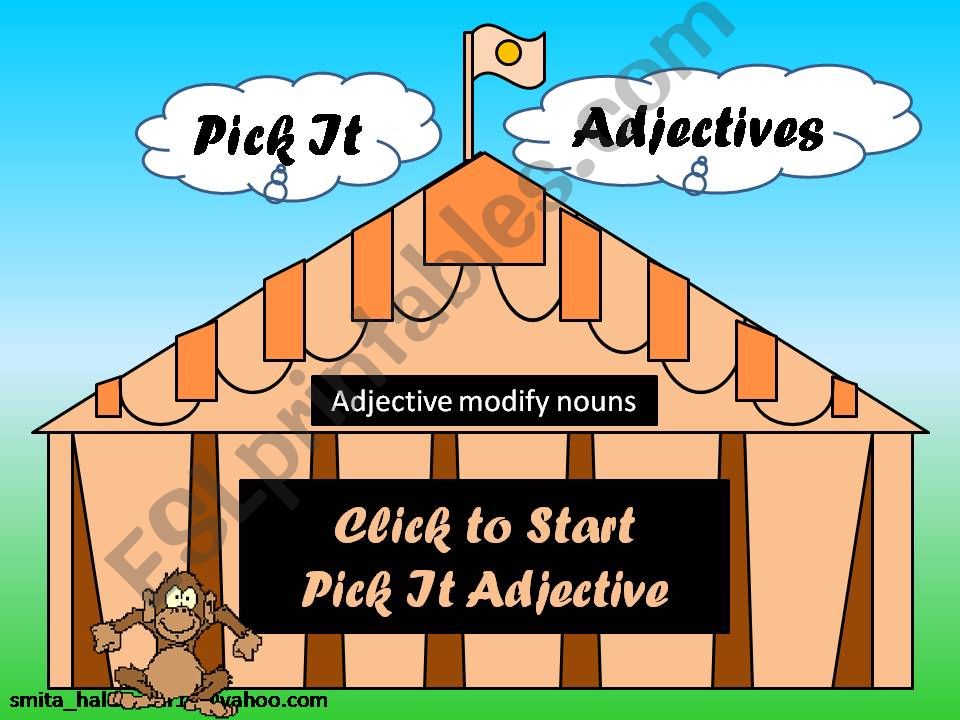 Pick It Adjective powerpoint