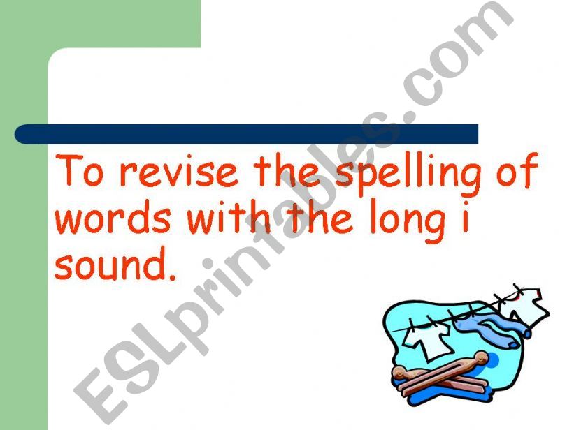Long vowel sound  powerpoint