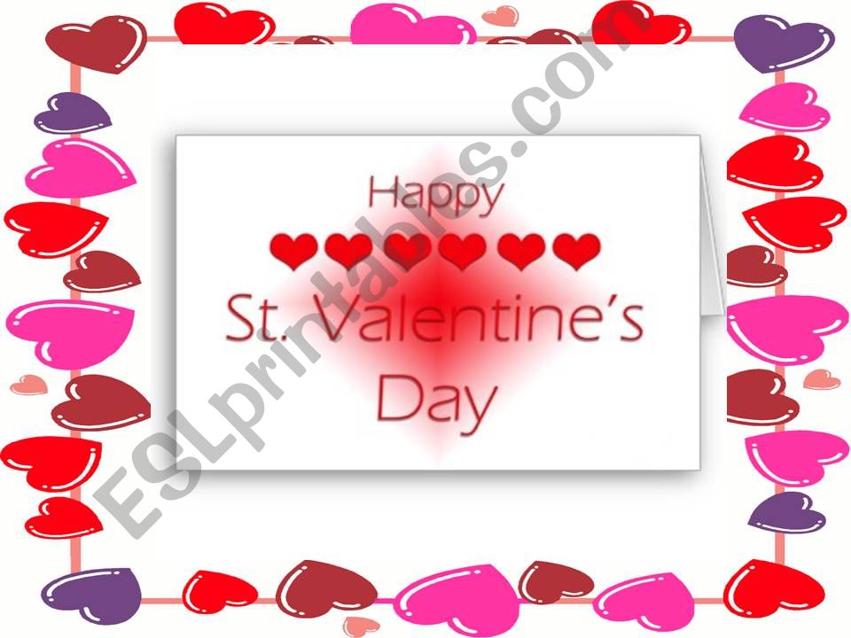 St Valentins day  powerpoint