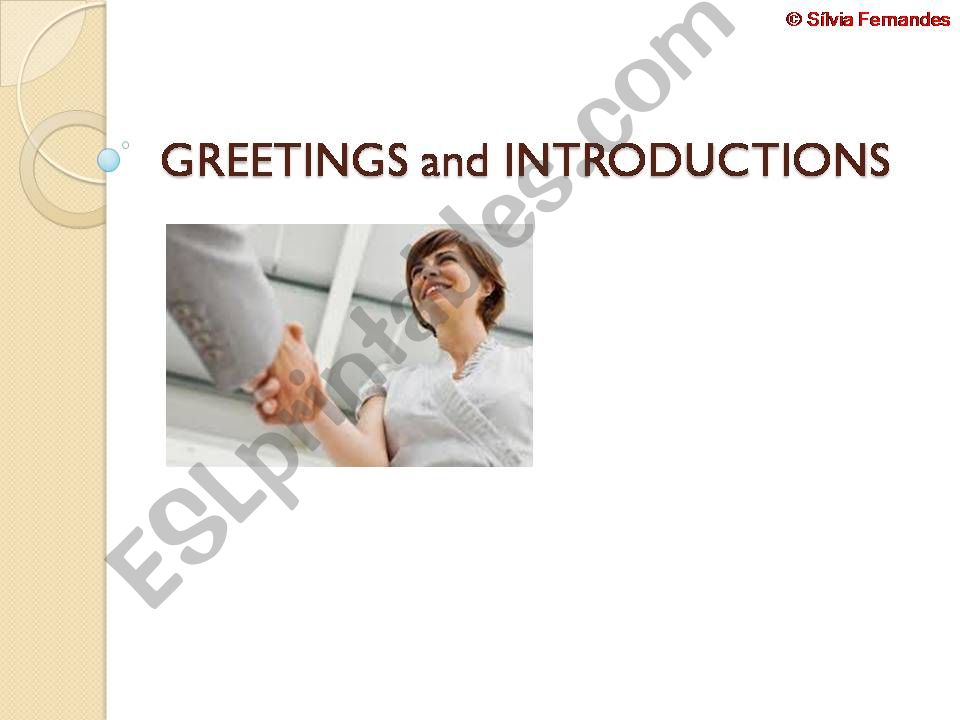 Greeting powerpoint