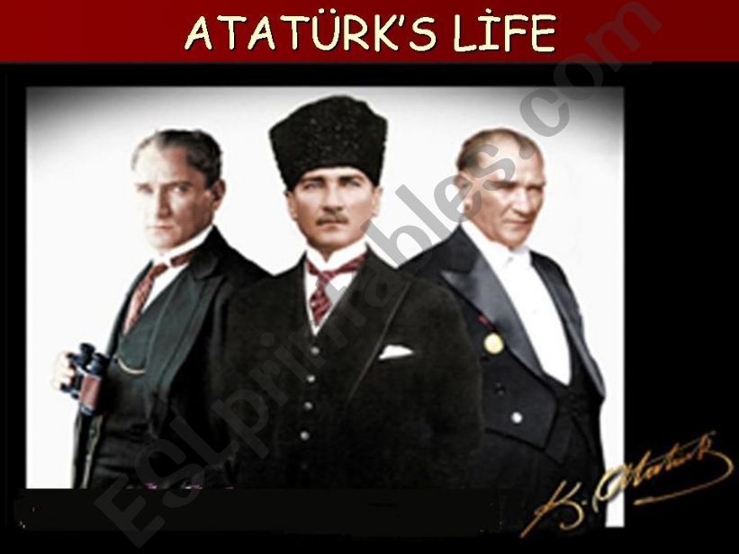 ATATURKS LIFE powerpoint