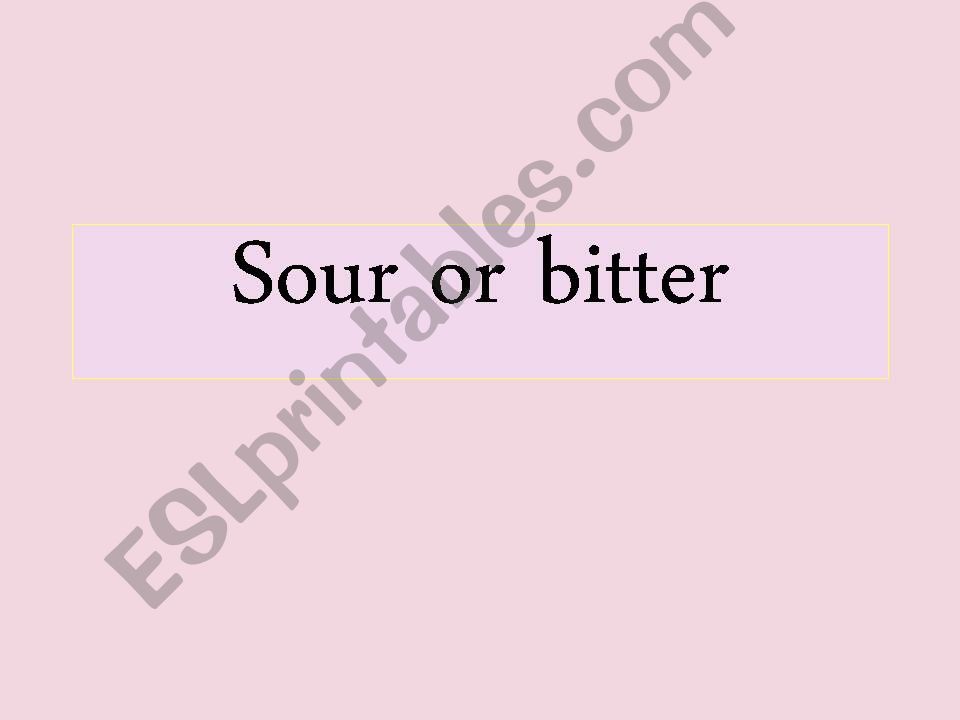 FLAVOURS powerpoint
