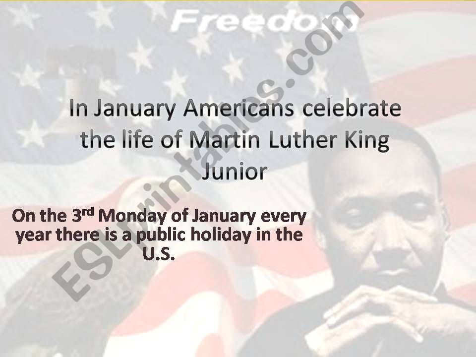 Martin Luther King  powerpoint