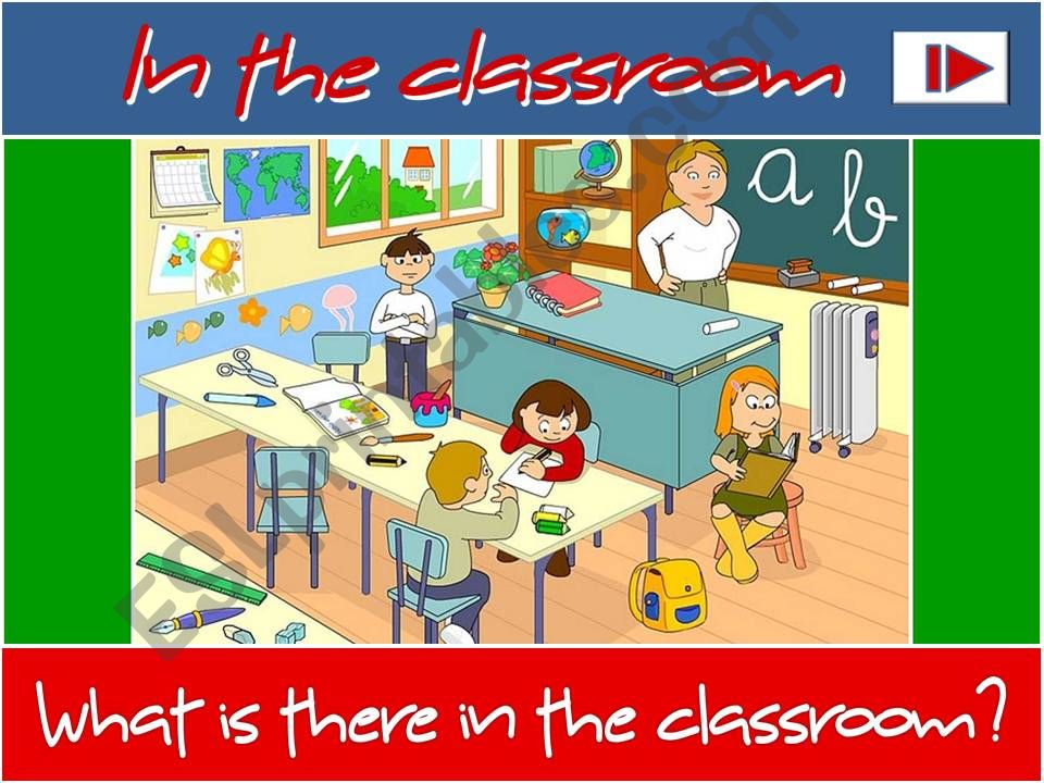 In the classroom - There is / There are