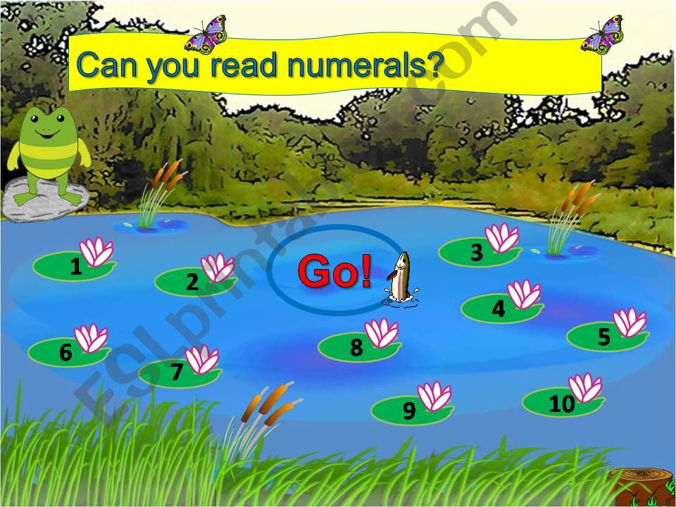 Can you read numerals? powerpoint