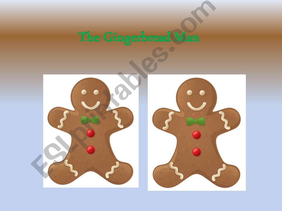 The ginger breadman  powerpoint