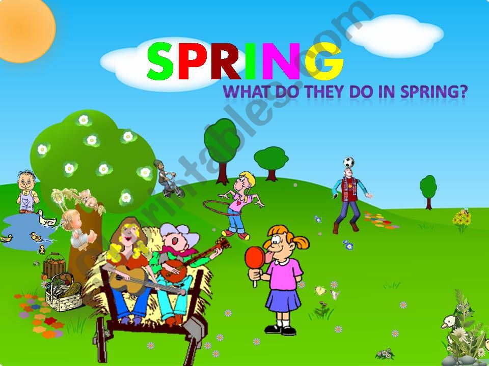 seasons 2 - SPRING powerpoint