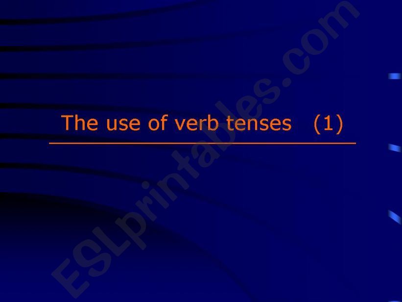 Verb tenses revision (1) powerpoint