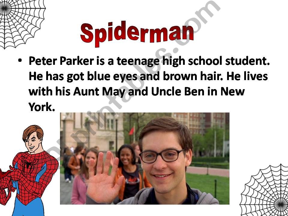 Spiderman powerpoint