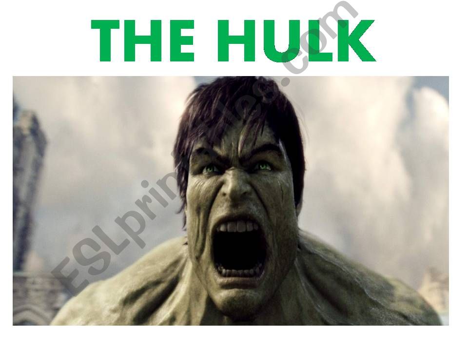 The Hulk powerpoint