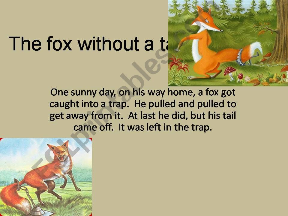 The fox without a tail powerpoint