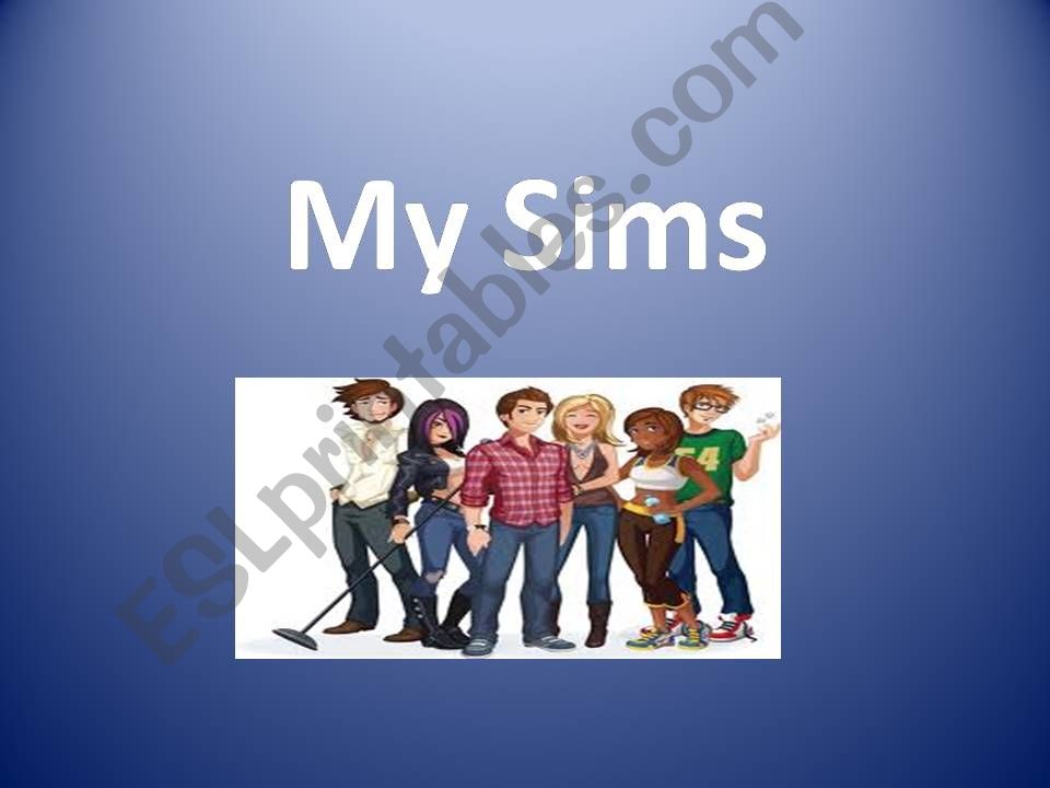 My Sims powerpoint