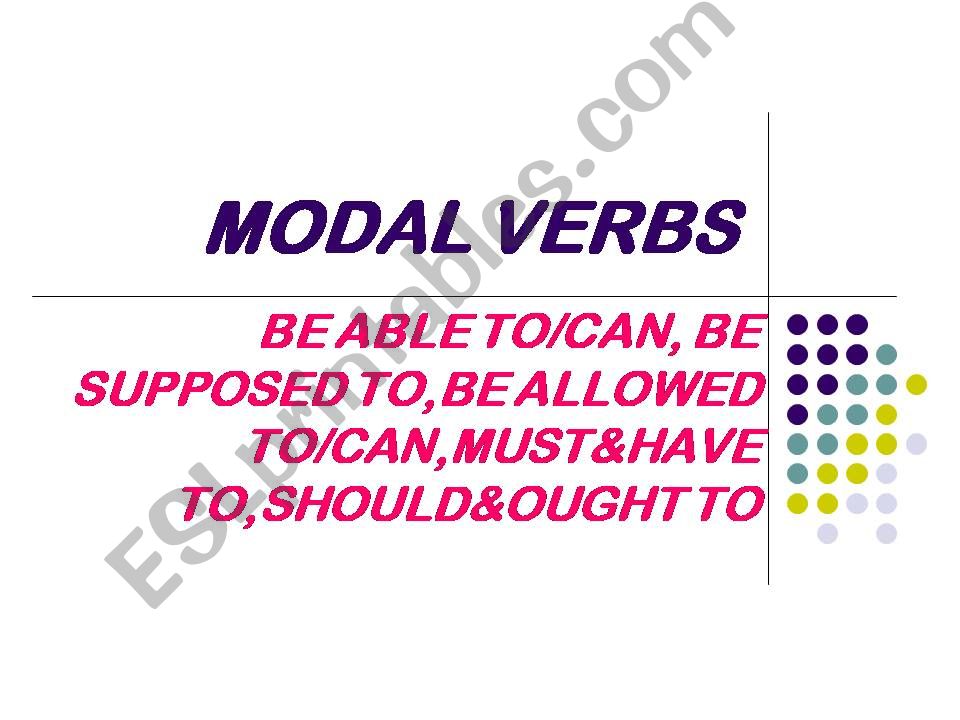 modal verbs powerpoint