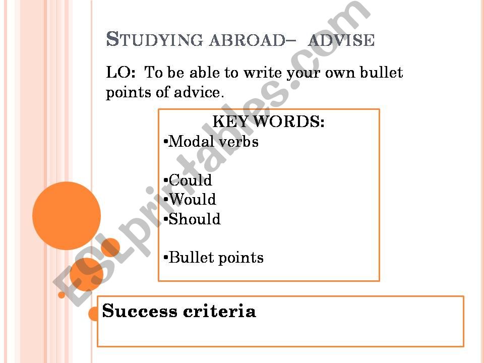 Modal verbs powerpoint