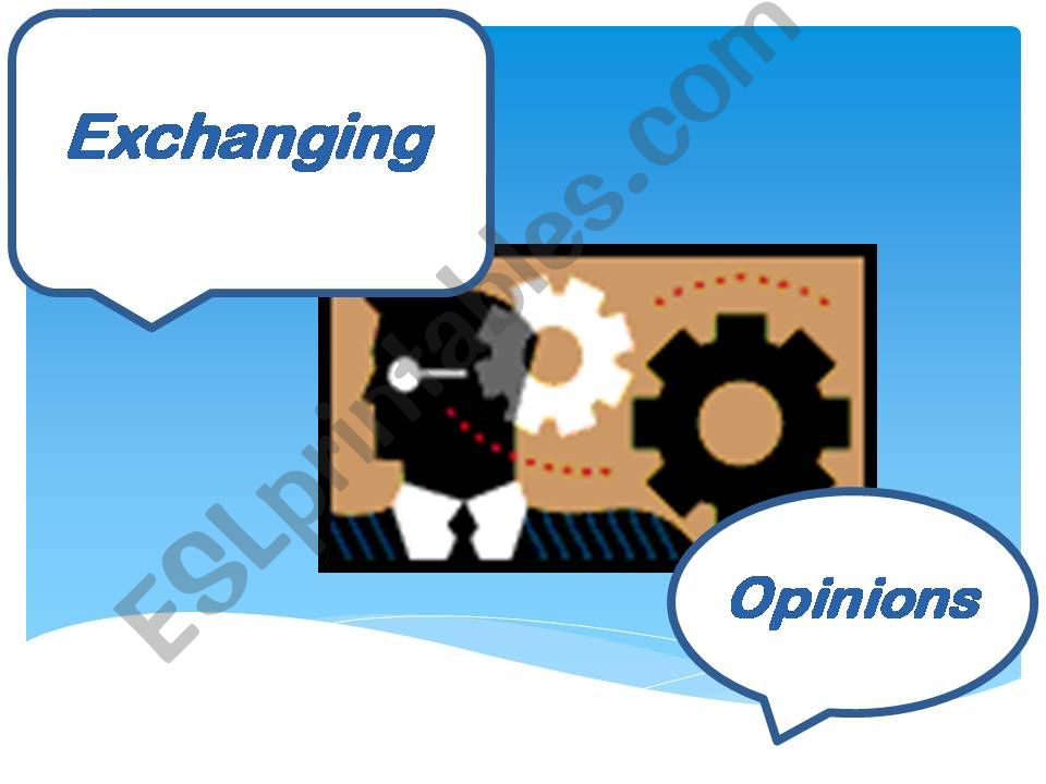 exchanging opinions powerpoint