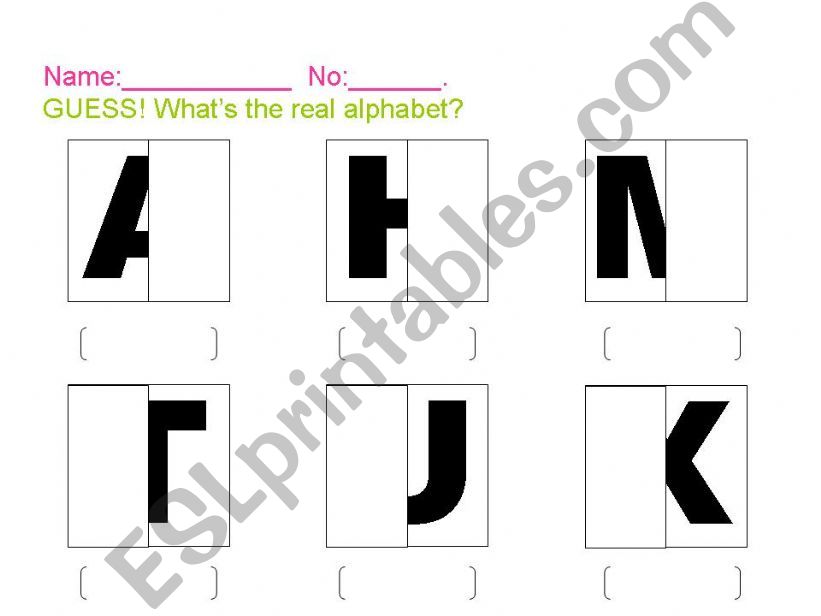 the alphabets powerpoint