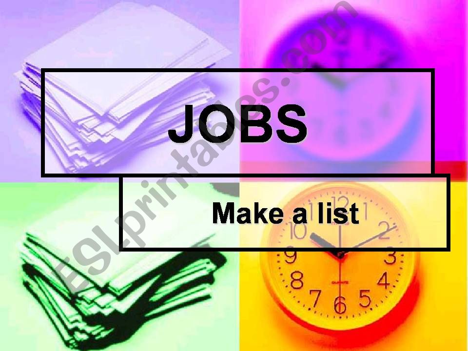 JOBS powerpoint