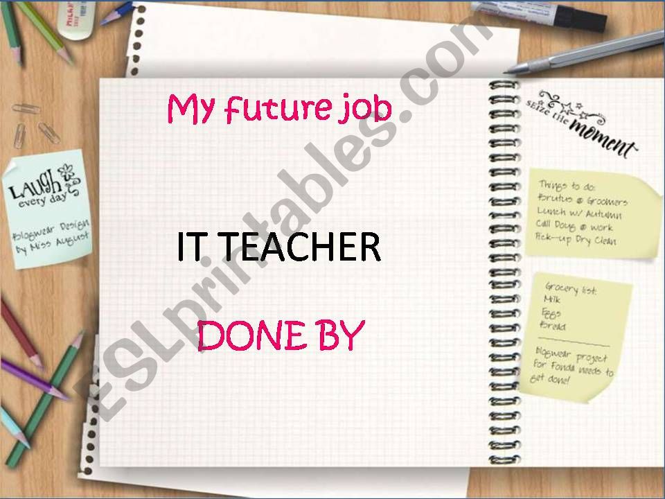 being a teacher (JOBS) powerpoint